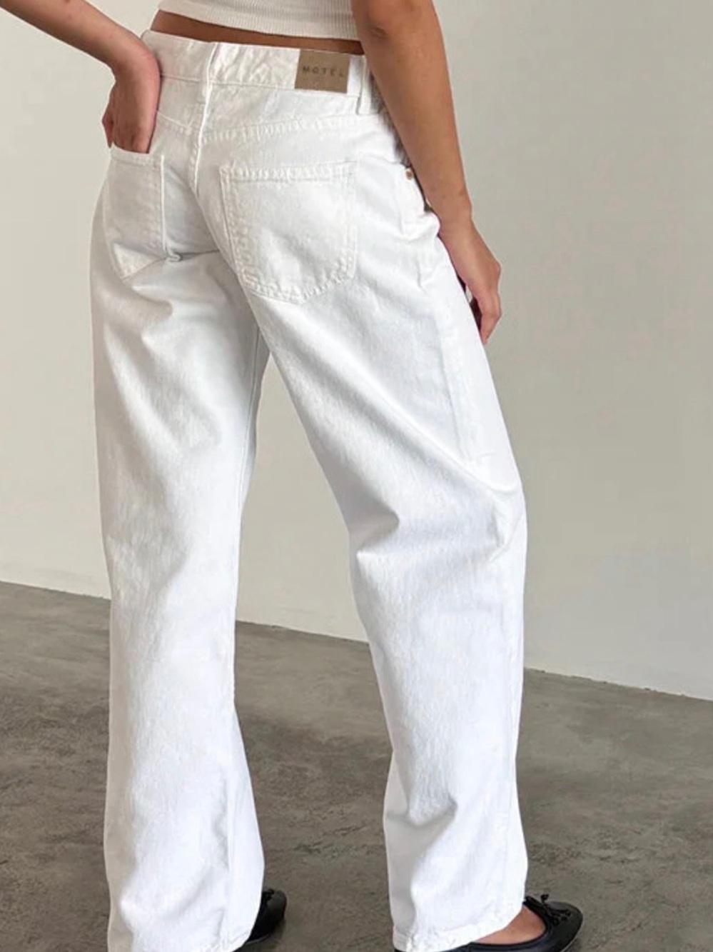 Motel Rocks High Rise White Jeans - Picture 8 of 8